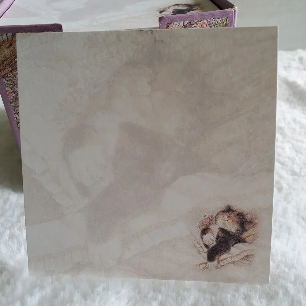 Memo Note Cube Sleeping Rosie from 1997 Cat Read Description